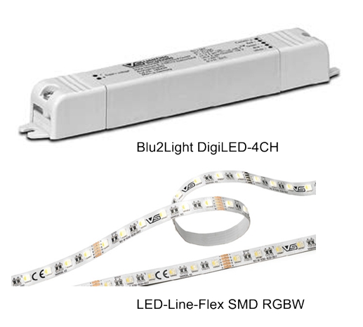 komponenty - Нові пристрої від Vossloh-Schwabe для системи управління освітленням Blu2Light